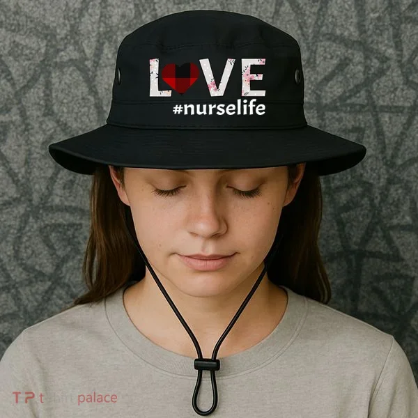Love Nurse life Bucket Hat