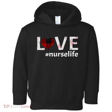 Love Nurse life Toddler Hoodie