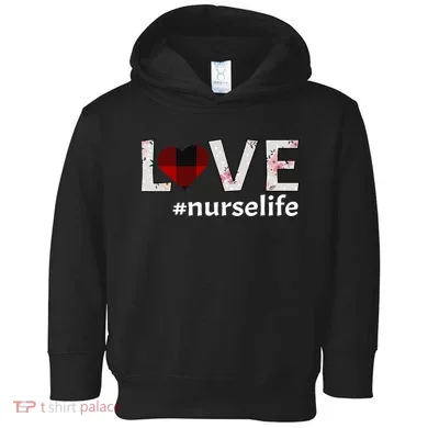 Love Nurse life Toddler Hoodie