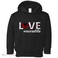 Love Nurse life Toddler Hoodie thumb 0