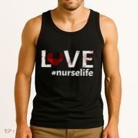 Love Nurse life Tank Top thumb 3