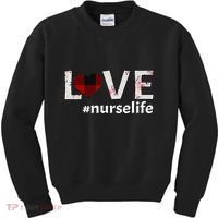 Love Nurse life Kids Sweatshirt thumb 0