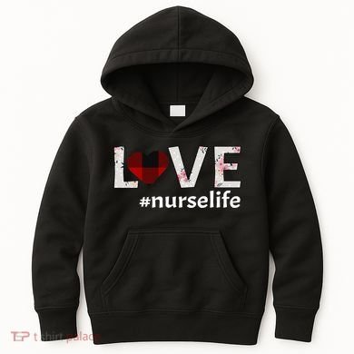 Love Nurse life Kids Hoodie