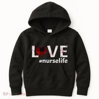 Love Nurse life Kids Hoodie thumb 0
