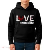 Love Nurse life Kids Hoodie thumb 4