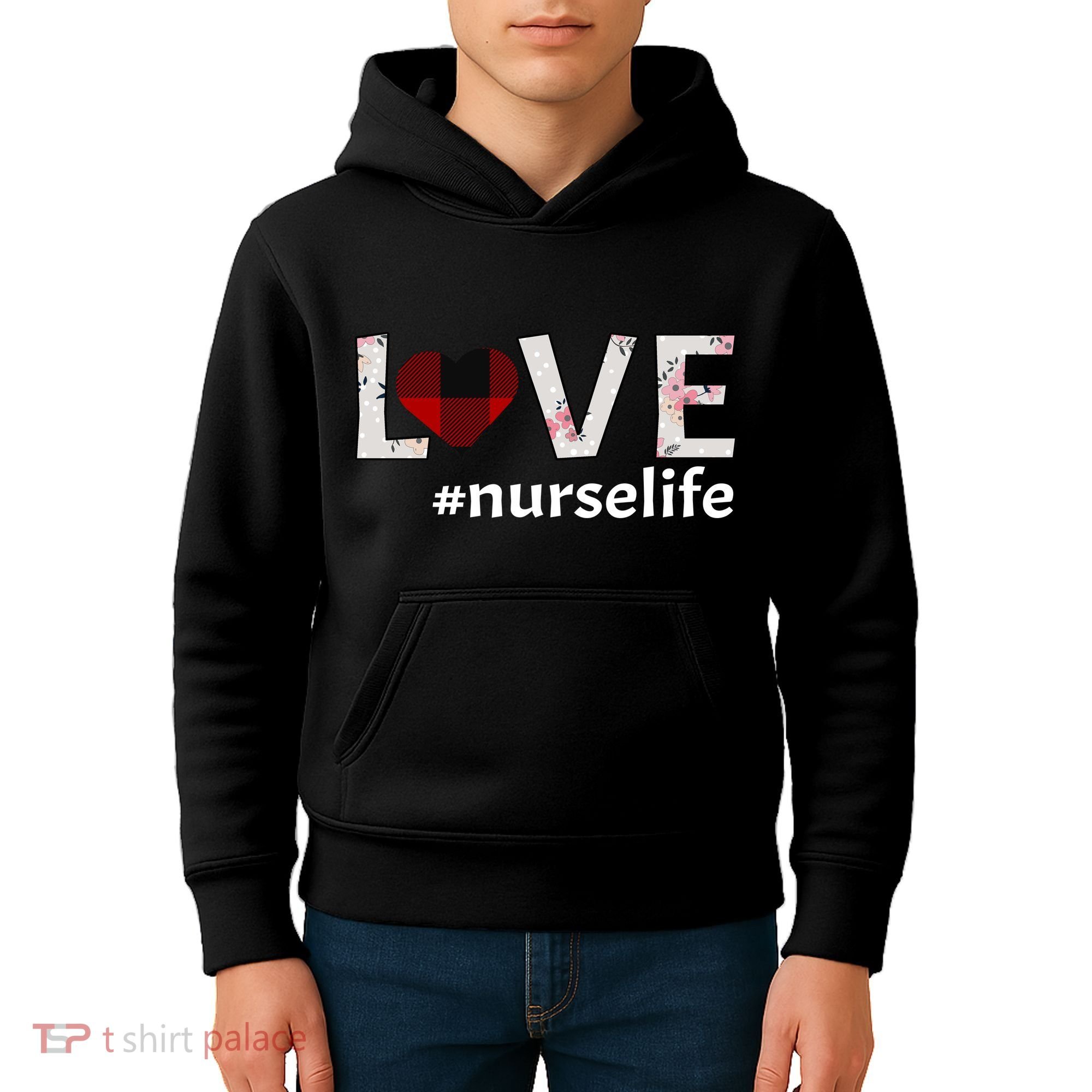 Love Nurse life Kids Hoodie