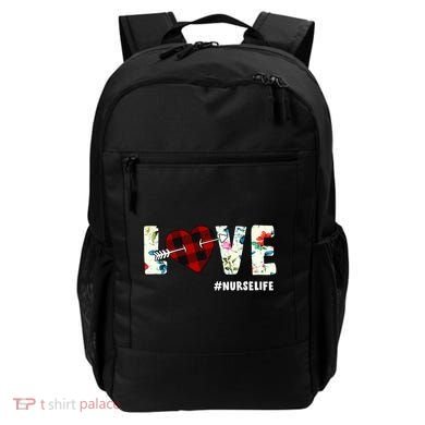 Love NurseLife Arrow Heart Backpack