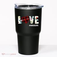 Love NurseLife Arrow Heart Tumbler thumb 0