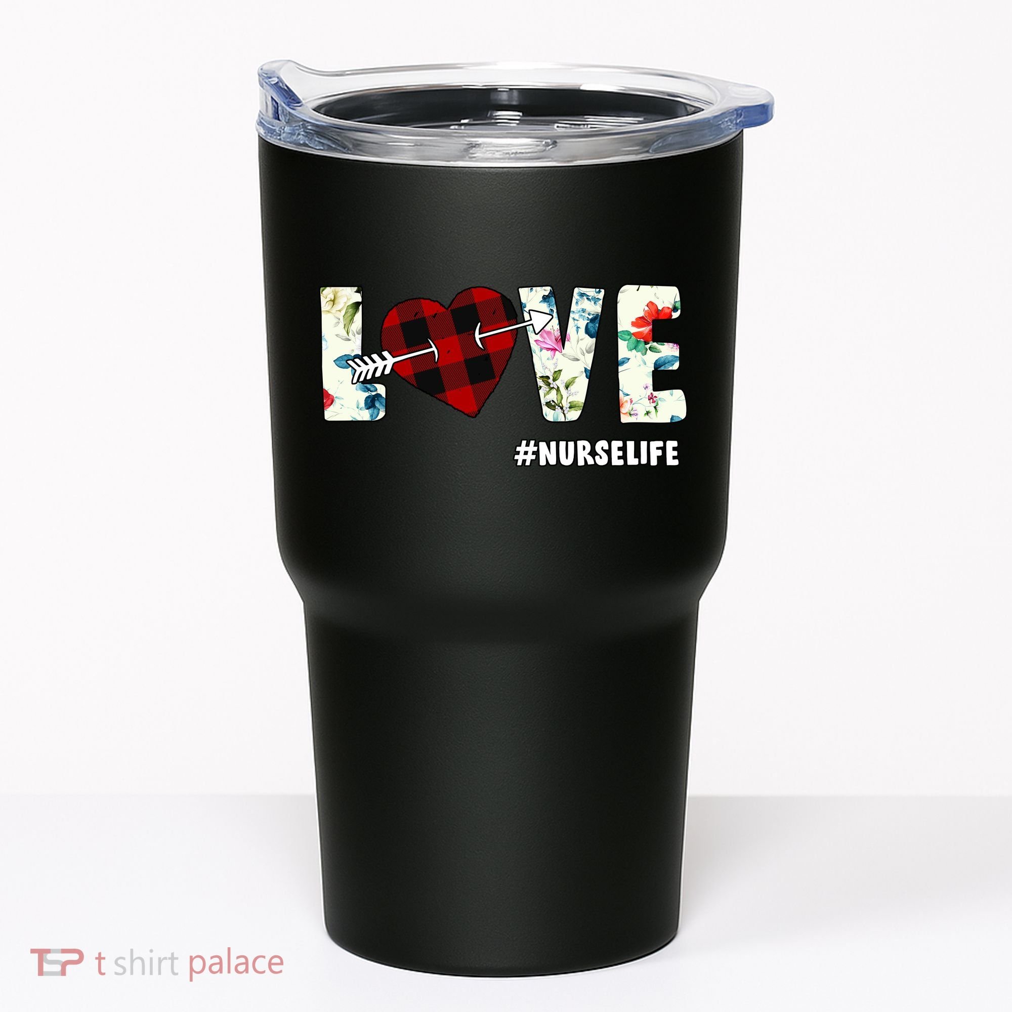 Love NurseLife Arrow Heart Tumbler