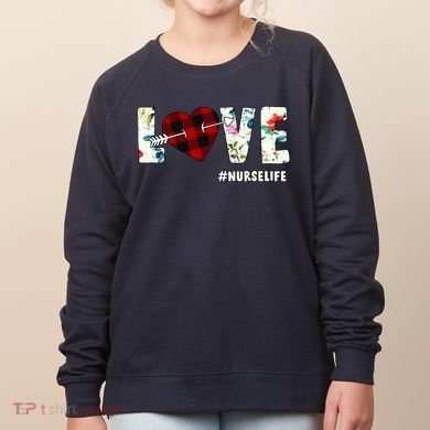 Love NurseLife Arrow Heart Women's Sweatshirt