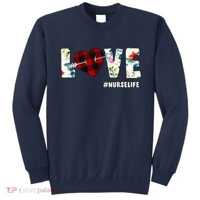 Love NurseLife Arrow Heart Sweatshirt