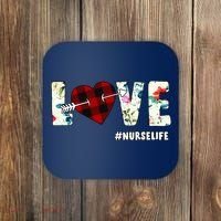 Love NurseLife Arrow Heart Coaster thumb 0