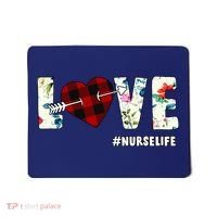 Love NurseLife Arrow Heart Mousepad thumb 0