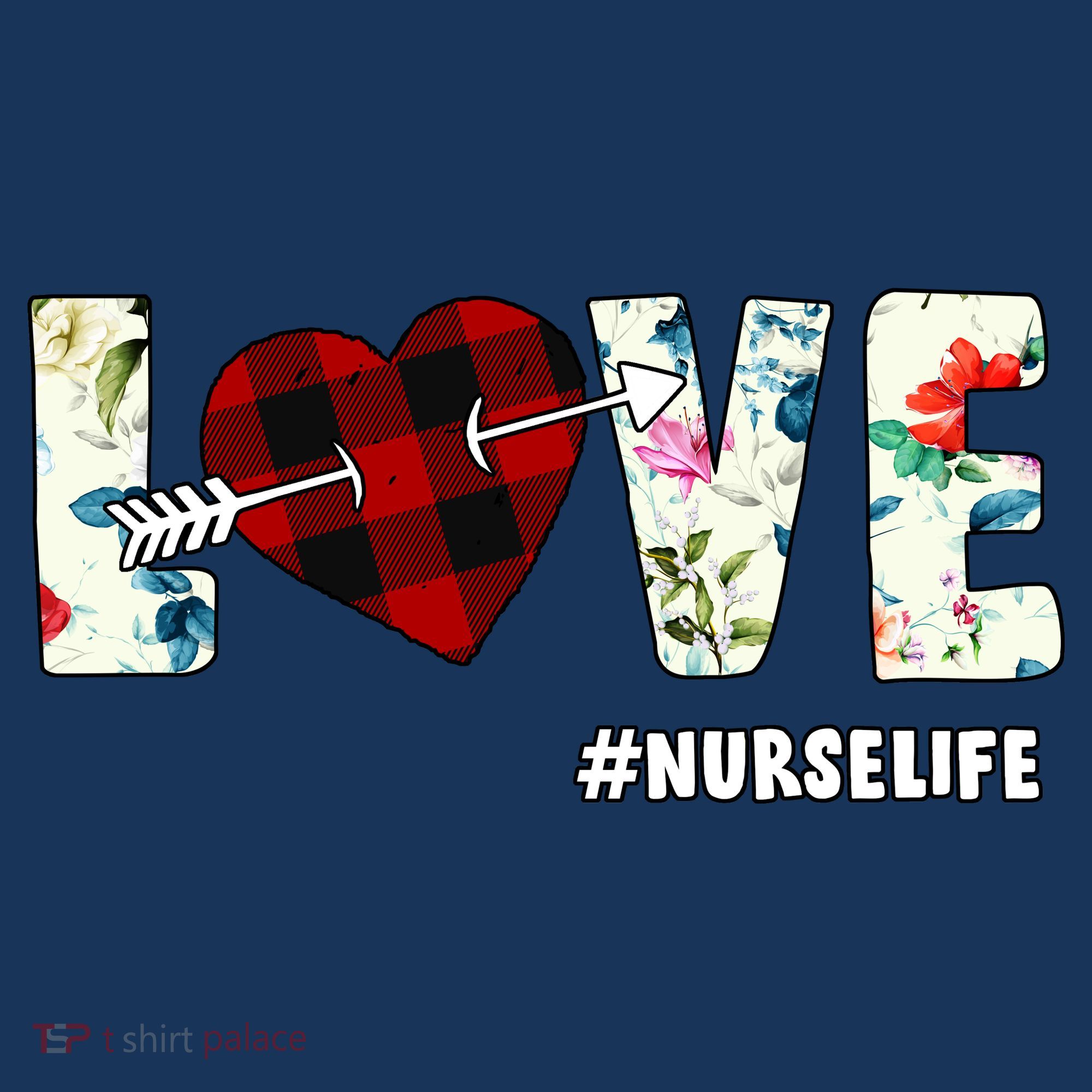 Love NurseLife Arrow Heart Women's Tank Top
