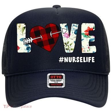 Love NurseLife Arrow Heart Hat