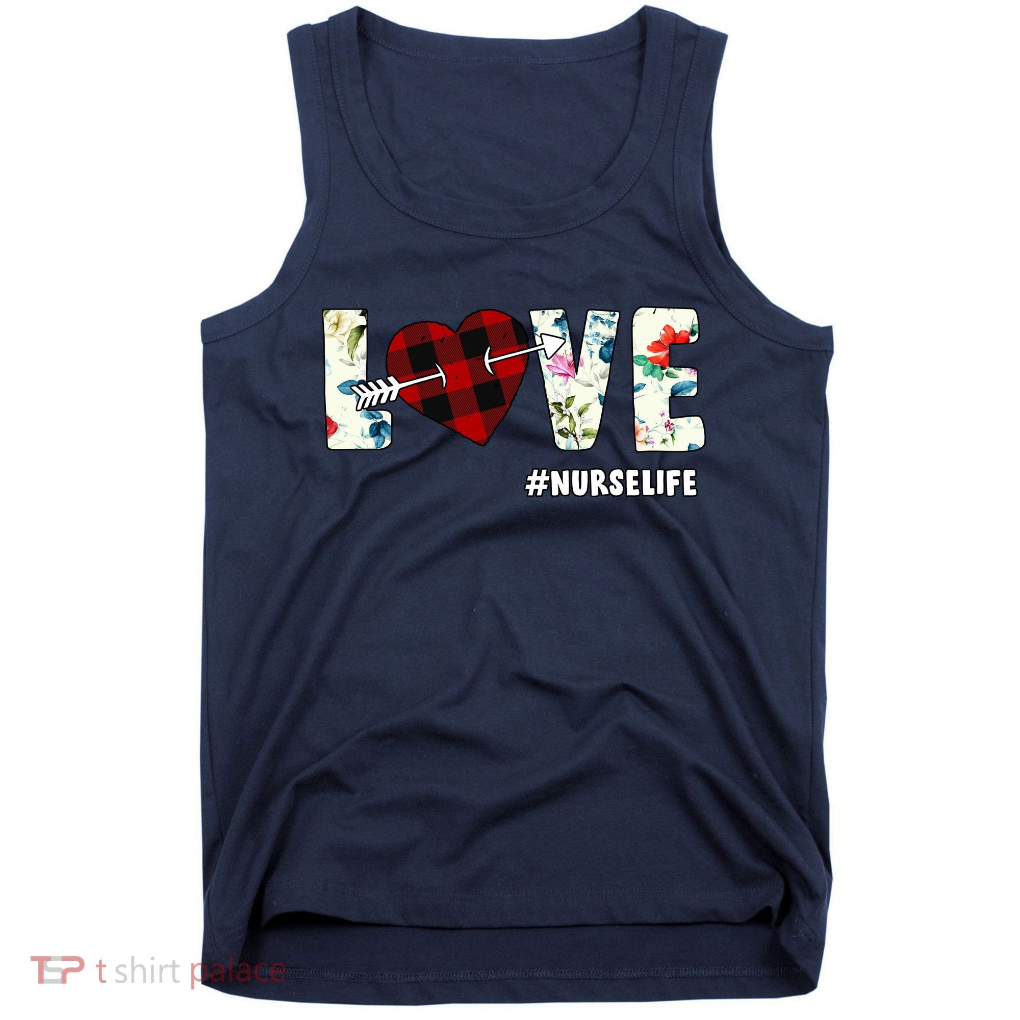 Love NurseLife Arrow Heart Tank Top