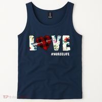 Love NurseLife Arrow Heart Tank Top thumb 2