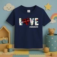 Love NurseLife Arrow Heart Toddler T-Shirt thumb 3