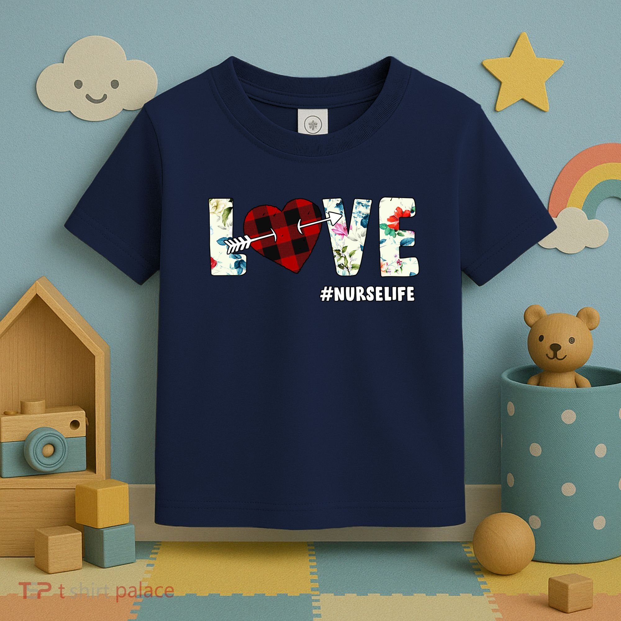Love NurseLife Arrow Heart Toddler T-Shirt