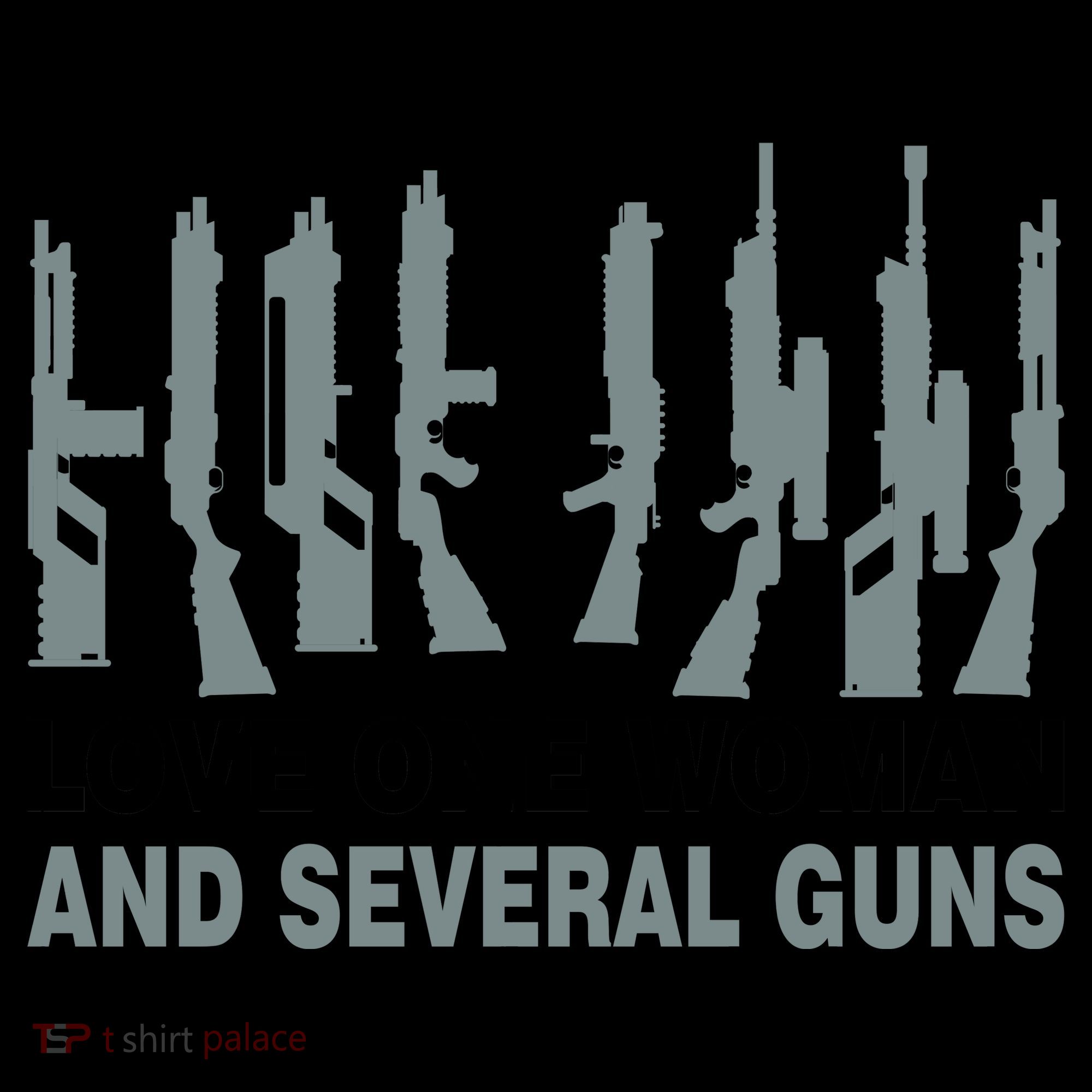 Love One Woman And Several Guns Coffee Mug