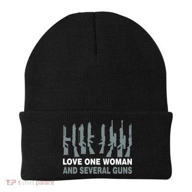 Love One Woman And Several Guns Beanie