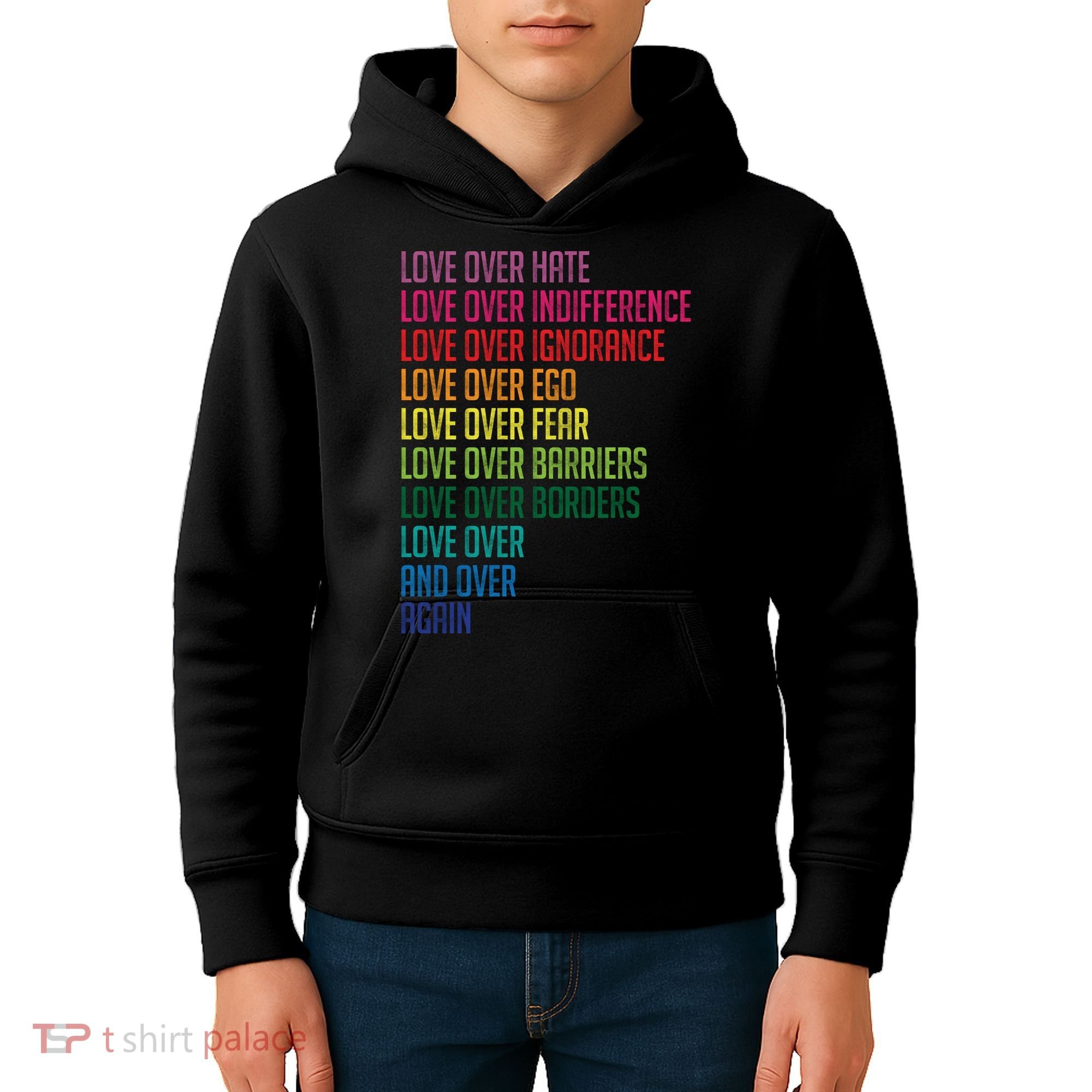Love Over Everything  Kids Hoodie