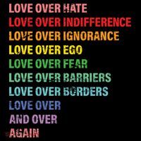 Love Over Hate Love Over Indifference  Women's Hoodie thumb 2