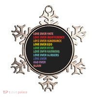 Love Over Hate Love Over Indifference  Ornament thumb 0
