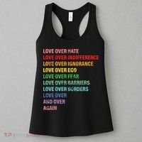 Love Over Hate Love Over Indifference  Women's Tank Top thumb 3