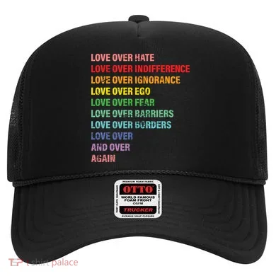 Love Over Hate Love Over Indifference  Hat