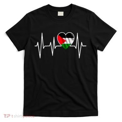 Love Pakistan Flag Heartbeat Pulse T-Shirt