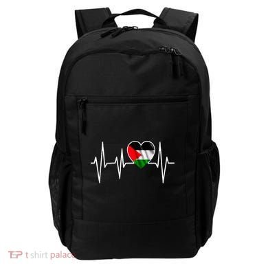 Love Pakistan Flag Heartbeat Pulse Backpack