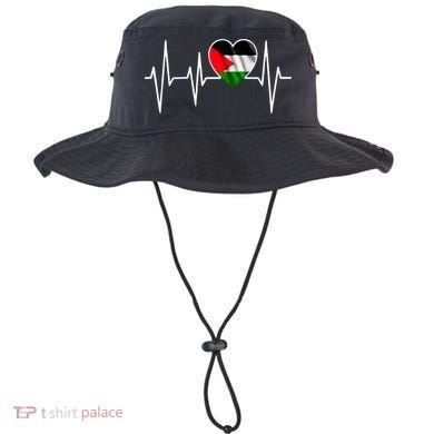 Love Pakistan Flag Heartbeat Pulse Bucket Hat