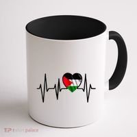 Love Pakistan Flag Heartbeat Pulse Coffee Mug thumb 1