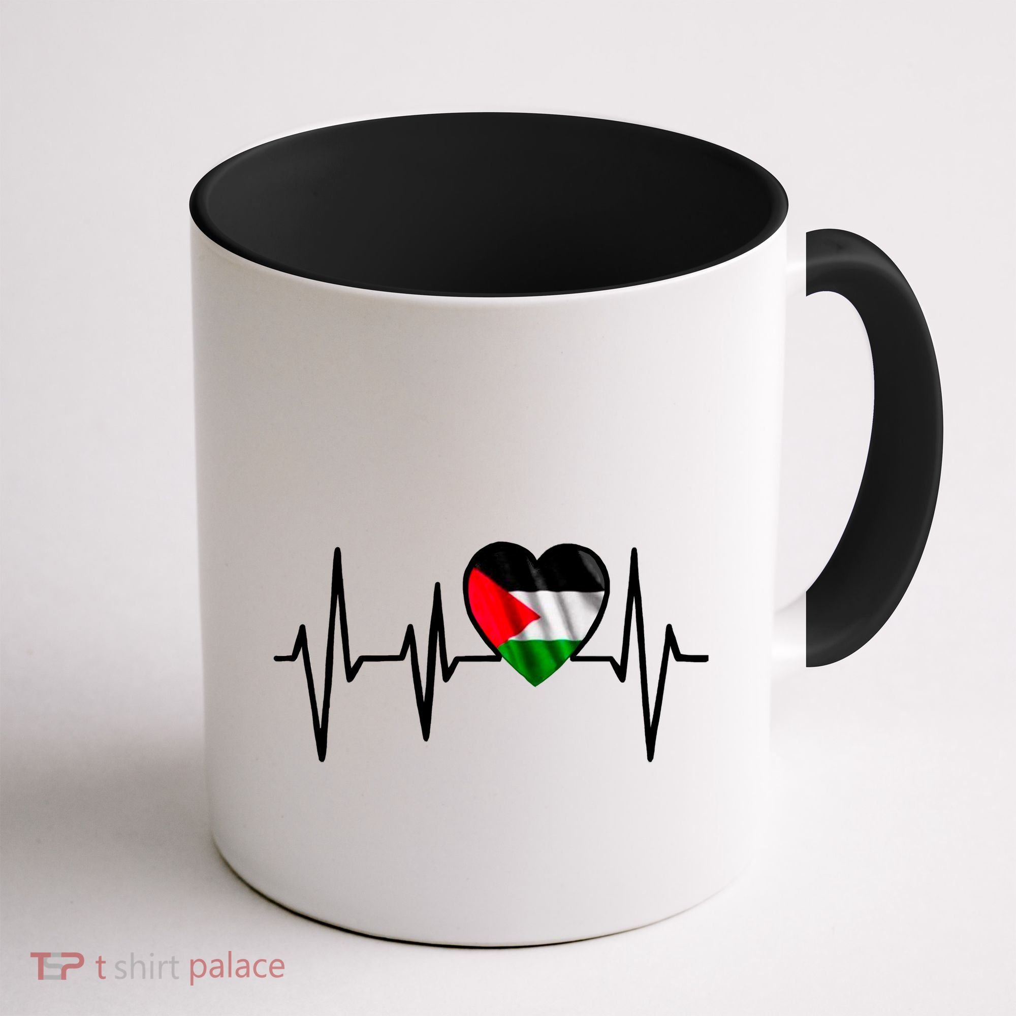 Love Pakistan Flag Heartbeat Pulse Coffee Mug