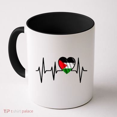 Love Pakistan Flag Heartbeat Pulse Coffee Mug