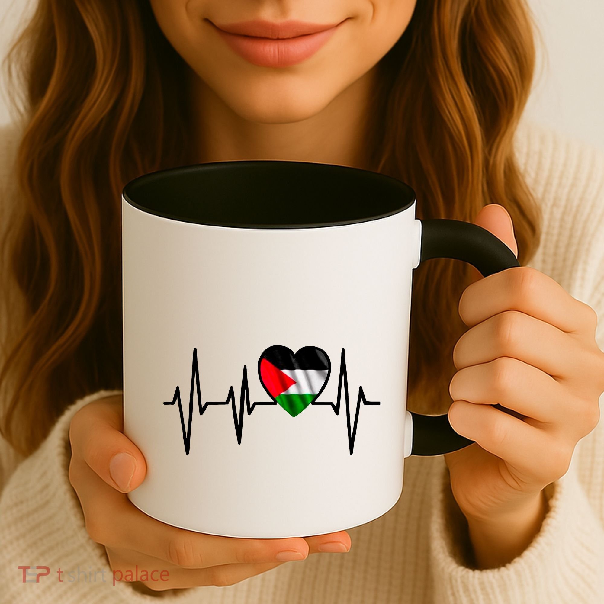 Love Pakistan Flag Heartbeat Pulse Coffee Mug