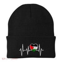Love Pakistan Flag Heartbeat Pulse Beanie thumb 0