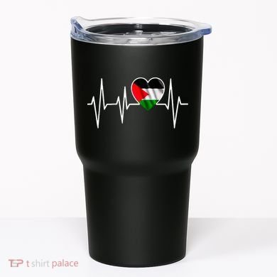 Love Pakistan Flag Heartbeat Pulse Tumbler