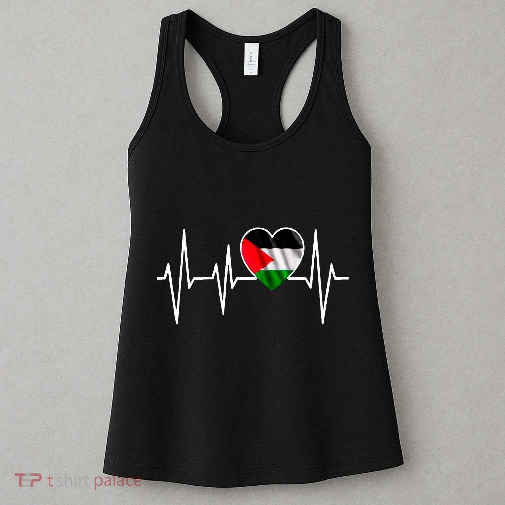 Love Pakistan Flag Heartbeat Pulse Women's Tank Top