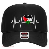 Love Pakistan Flag Heartbeat Pulse Hat thumb 0