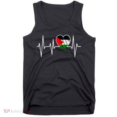 Love Pakistan Flag Heartbeat Pulse Tank Top