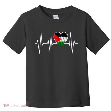 Love Pakistan Flag Heartbeat Pulse Toddler T-Shirt