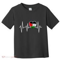 Love Pakistan Flag Heartbeat Pulse Toddler T-Shirt thumb 0