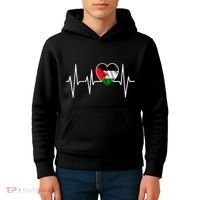 Love Pakistan Flag Heartbeat Pulse Kids Hoodie thumb 4