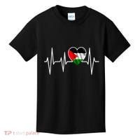 Love Pakistan Flag Heartbeat Pulse Kids T-Shirt thumb 0
