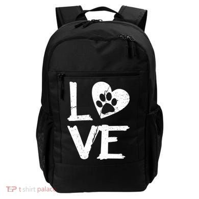 Love Paw In Heart Backpack
