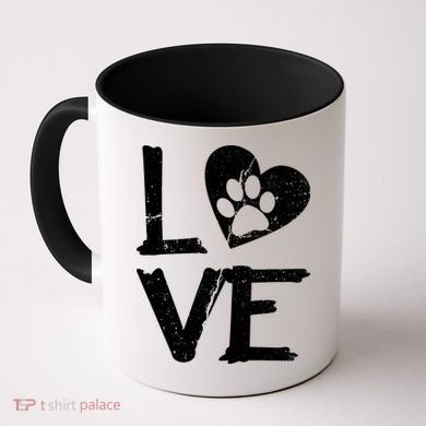 Love Paw In Heart Coffee Mug