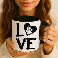 Love Paw In Heart Coffee Mug thumb 3