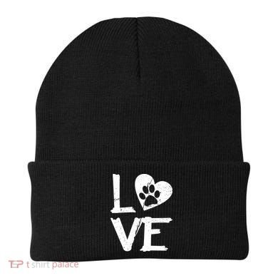 Love Paw In Heart Beanie